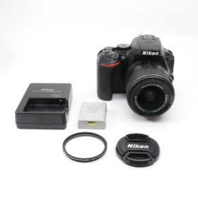 【シャッター回数：20000回】Nikon D5500 18-55 VRII レンズキット ブラック 一眼レフカメラ 〔Nikon F マウント〕