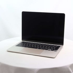 (中古)Apple MacBook Air 13.6-inch Late-2024 MC8J4J/A Apple M3 8コアCPU_8コアGPU 16GB SSD256GB スターライト (26.3 Tahoe)(344-ud)