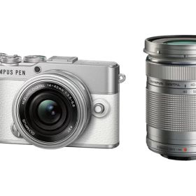 OM SYSTEM PEN E-P7 EZダブルズームキット ホワイト(E-P7WZK WHT) 取り寄せ商品