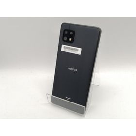 【中古】SHARP au 【SIMフリー】 AQUOS sense6s ブラック 4GB 64GB SHG07【大須アメ横】保証期間１ヶ月【ランクC】