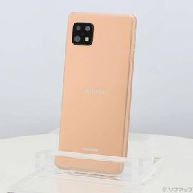 〔中古〕SHARP(シャープ) AQUOS sense6s 64GB ライトカッパー SH-RM19s 楽天 SIMフリー〔258-ud〕