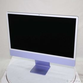 (中古)Apple iMac 24-inch Mid-2021 Z13100057 Apple M1 8コアCPU_8コアGPU 16GB SSD1TB パープル (26.3 Tahoe)(344-ud)