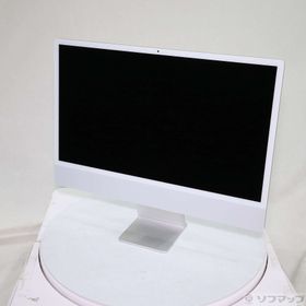 (中古)Apple iMac 24-inch Mid-2021 MGPC3J/A Apple M1 8コアCPU_8コアGPU 8GB SSD256GB シルバー (14.8 Sonoma)(198-ud)