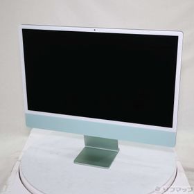 (中古)Apple iMac 24-inch Mid-2021 MGPJ3J/A Apple M1 8コアCPU_8コアGPU 8GB SSD512GB グリーン (15.7 Sequoia)(262-ud)