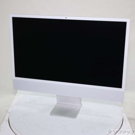 (中古)Apple iMac 24-inch Mid-2021 MGTF3J/A Apple M1 8コアCPU_7コアGPU 8GB SSD256GB シルバー (26.3 Tahoe)(269-ud)
