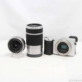 〔中古〕SONY(ソニー) α6400 ILCE-6400Y ダブルズームレンズキット シルバー〔262-ud〕