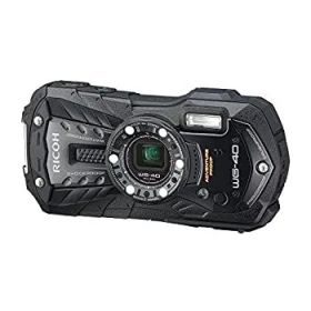 RICOH 防水デジタルカメラ RICOH WG-40 ブラック 防水14m耐ショック1.6m耐寒-10度 RICOH WG-40 BK 04675
