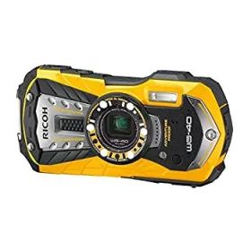 RICOH 防水デジタルカメラ RICOH WG-40 イエロー 防水14m耐ショック1.6m耐寒-10度 RICOH WG-40 YL 04681