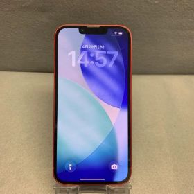美品 国内版 SIMフリー iPhone13 256GB レッド色