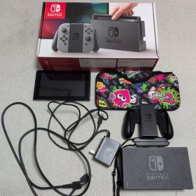 箱有り〈ジャンク品〉Nintendo Switch 本体 周辺機器グレー セット