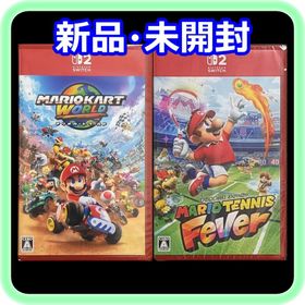 ニンテンドースイッチ(Nintendo Switch)の新品 未開封 マリオカートワールド マリオテニス フィーバー Switch2(家庭用ゲームソフト)