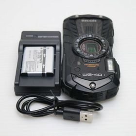 リコー(RICOH)の良品中古 WG-40 ブラック M666(コンパクトデジタルカメラ)