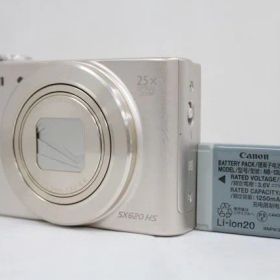 【返品保証】 キャノン Canon PowerShot SX620 HS 25x バッテリー付き コンパクトデジタルカメラ e9288
