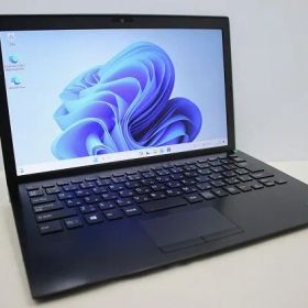 ノートパソコン Windows11 中古 VAIO Pro PG VJPG13C11N 第10世代 Core i5 SSD256GB メモリ8GB Windows11 カメラ