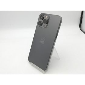 【中古】Apple docomo 【SIMフリー】 iPhone 13 Pro Max 128GB グラファイト MLJ43J/A【熊本】保証期間１ヶ月【ランクC】