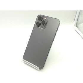 【中古】Apple au 【SIMフリー】 iPhone 13 Pro Max 128GB グラファイト MLJ43J/A【三宮センター】保証期間１ヶ月【ランクC】