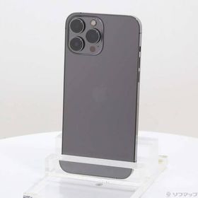 〔中古〕Apple(アップル) iPhone13 Pro Max 128GB グラファイト MLJ43J／A SIMフリー〔269-ud〕