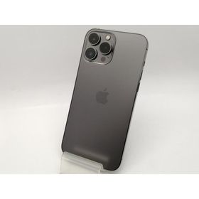 【中古】Apple SoftBank 【SIMフリー】 iPhone 13 Pro Max 128GB グラファイト MLJ43J/A【大須2】保証期間１ヶ月【ランクB】