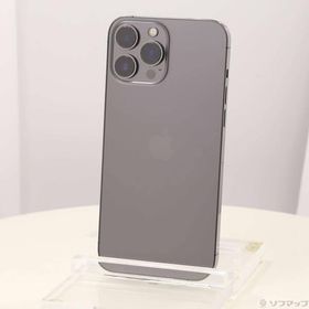 〔中古〕Apple(アップル) iPhone13 Pro Max 128GB グラファイト MLJ43J／A SIMフリー〔344-ud〕