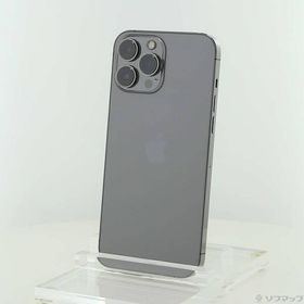 〔中古〕Apple(アップル) iPhone13 Pro Max 128GB グラファイト MLJ43J／A SIMフリー〔377-ud〕