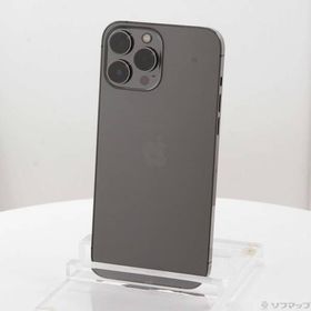〔中古〕Apple(アップル) iPhone13 Pro Max 128GB グラファイト MLJ43J／A SIMフリー〔262-ud〕