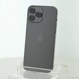 〔中古〕Apple(アップル) iPhone13 Pro Max 128GB グラファイト MLJ43J／A SIMフリー〔198-ud〕
