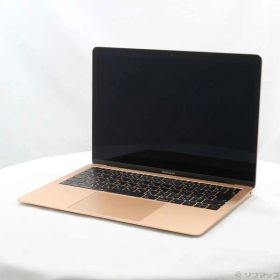 【中古】Apple(アップル) MacBook Air 13.3-inch Mid-2019 MVFM2J／A Core_i5 1.6GHz 8GB SSD128GB ゴールド 〔10.15 Catalina〕 【377-ud】