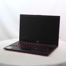 (中古)FUJITSU LIFEBOOK UH75/B3 FMVU7B3RDA サテンレッド (Windows 10)(262-ud)