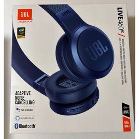 JBL LIVE ノイズキャンセリング ワイヤレスヘッドホン ブルー 460NC(ヘッドフォン/イヤフォン)