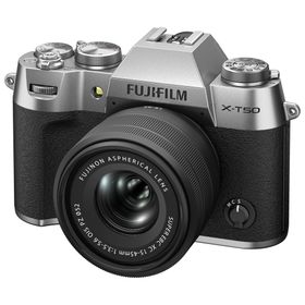 富士フイルム FX-T50LK-1545S_JP ミラーレス一眼カメラ「FUJIFILM X-T50」XC15-45mmレンズキット（シルバー）（日本語・英語版）FUJIFILM