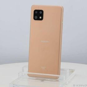 〔中古〕SHARP(シャープ) AQUOS sense6 64GB ライトカッパー SHG05 au SIMフリー〔269-ud〕