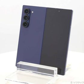 (中古)SAMSUNG Galaxy Z Fold6 256GB ネイビー SCG28 au SIMフリー(377-ud)