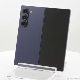 (中古)SAMSUNG Galaxy Z Fold6 256GB ネイビー SCG28 au SIMフリー(262-ud)