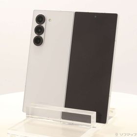 (中古)SAMSUNG Galaxy Z Fold6 256GB ホワイト SMF956 SIMフリー(377-ud)