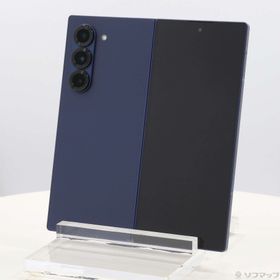 (中古)SAMSUNG Galaxy Z Fold6 256GB ネイビー SM-F956QDBASJP SIMフリー(262-ud)