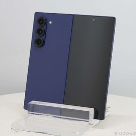 (中古)SAMSUNG Galaxy Z Fold6 256GB ネイビー SM-F956QDBASJP SIMフリー(344-ud)