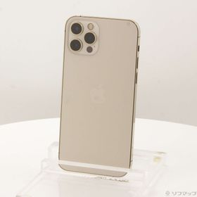 (中古)Apple iPhone12 Pro 128GB ゴールド MGM73J/A SIMフリー(348-ud)