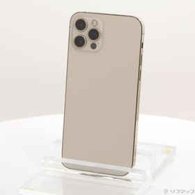 (中古)Apple iPhone12 Pro 128GB ゴールド MGM73J/A SIMフリー(371-ud)