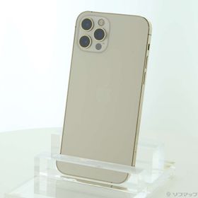 (中古)Apple iPhone12 Pro 128GB ゴールド MGM73J/A SIMフリー(368-ud)