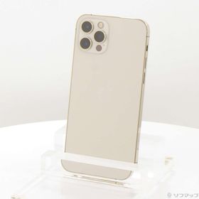 (中古)Apple iPhone12 Pro 128GB ゴールド MGM73J/A SIMフリー(198-ud)
