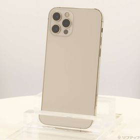 (中古)Apple iPhone12 Pro 128GB ゴールド MGM73J/A SIMフリー(198-ud)