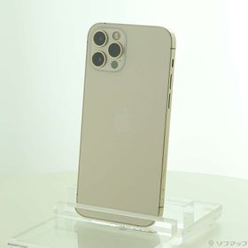 (中古)Apple iPhone12 Pro 128GB ゴールド MGM73J/A SIMフリー(377-ud)
