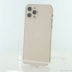 (中古)Apple iPhone12 Pro 128GB ゴールド MGM73J/A SIMフリー(305-ud)