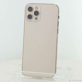 (中古)Apple iPhone12 Pro 128GB ゴールド MGM73J/A SIMフリー(348-ud)