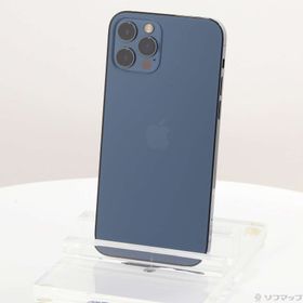(中古)Apple iPhone12 Pro 128GB パシフィックブルー MGM83J/A SIMフリー(348-ud)