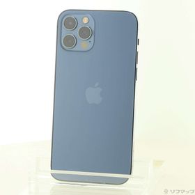 (中古)Apple iPhone12 Pro 128GB パシフィックブルー MGM83J/A SIMフリー(305-ud)