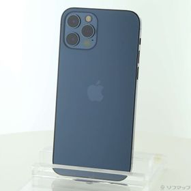 (中古)Apple iPhone12 Pro 128GB パシフィックブルー MGM83J/A SoftBank(198-ud)