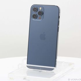 (中古)Apple iPhone12 Pro 128GB パシフィックブルー MGM83J/A SIMフリー(269-ud)