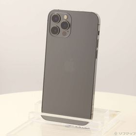 (中古)Apple iPhone12 Pro 256GB グラファイト MGM93J/A SIMフリー(377-ud)