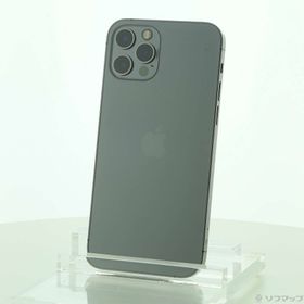 (中古)Apple iPhone12 Pro 256GB グラファイト MGM93J/A SIMフリー(258-ud)